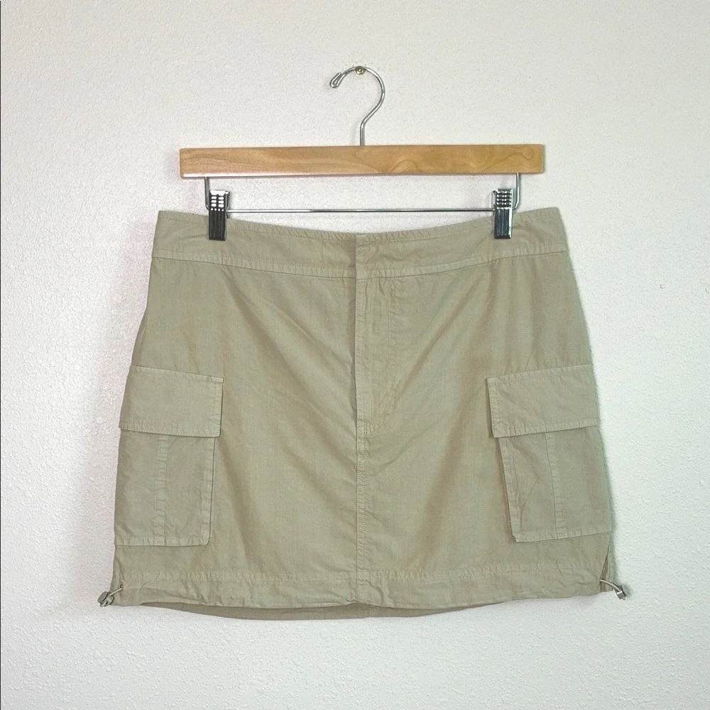 RAILS Women Size 8 Olive Jaycee Khaki Cargo Mini Skirt Academia Lightweight‎